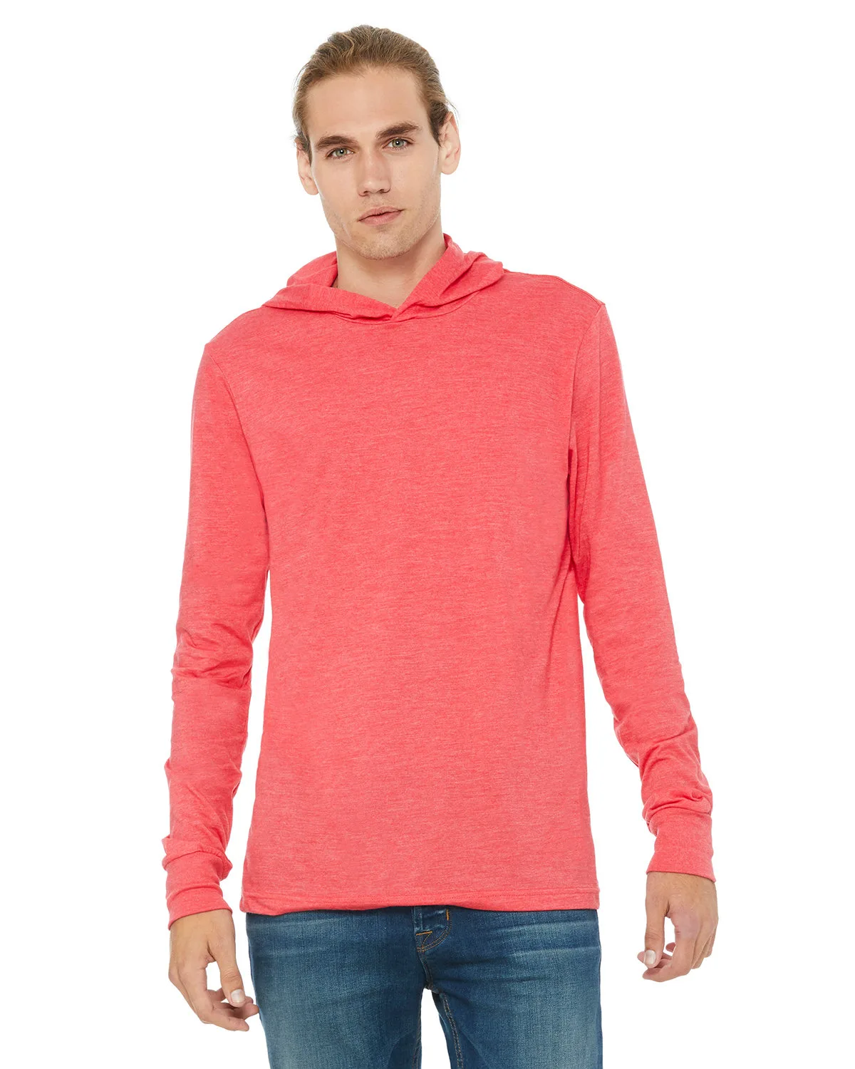 BELLA+CANVAS Unisex Jersey Long-Sleeve Hoodie view 7