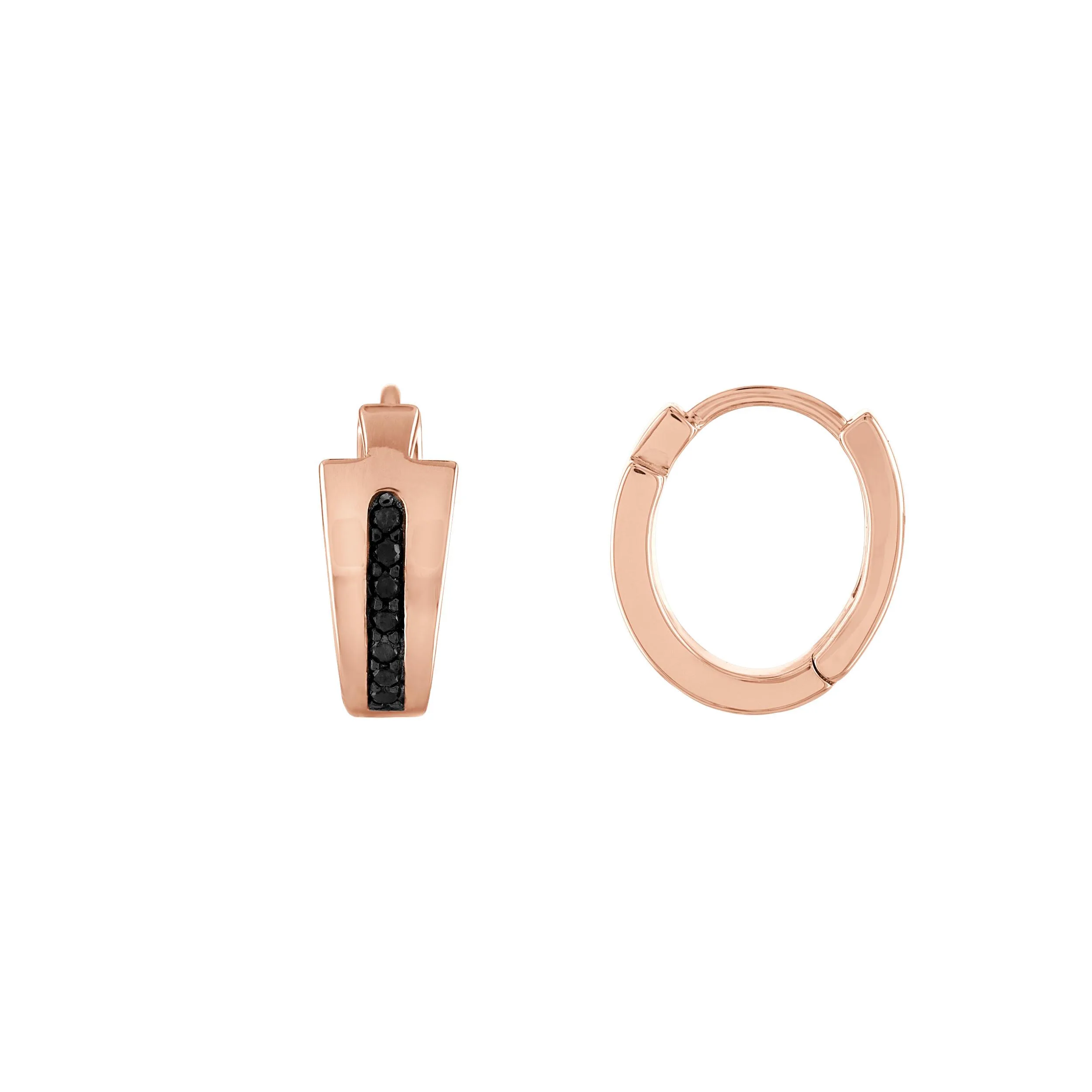 Bulova Jewelry Latin Grammy® Rose Gold Plated Sterling Silver Earrings
