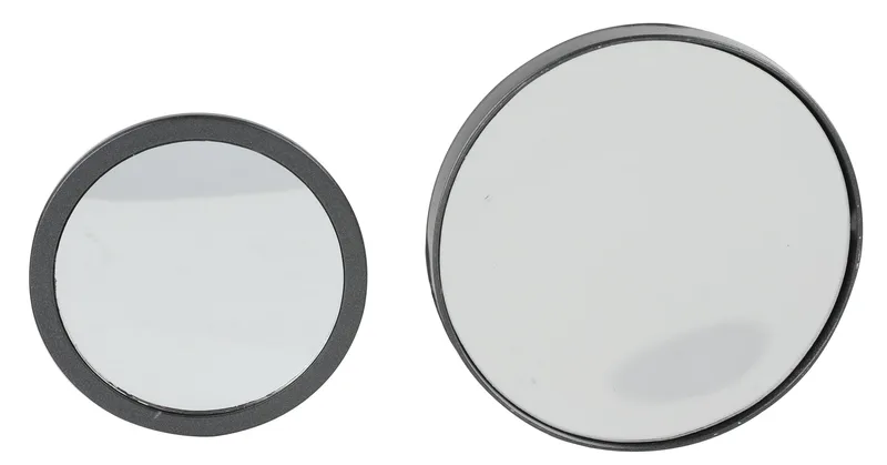 Health Beauty & Fitness Vivitar 2-Piece Suction Mirror - Gray