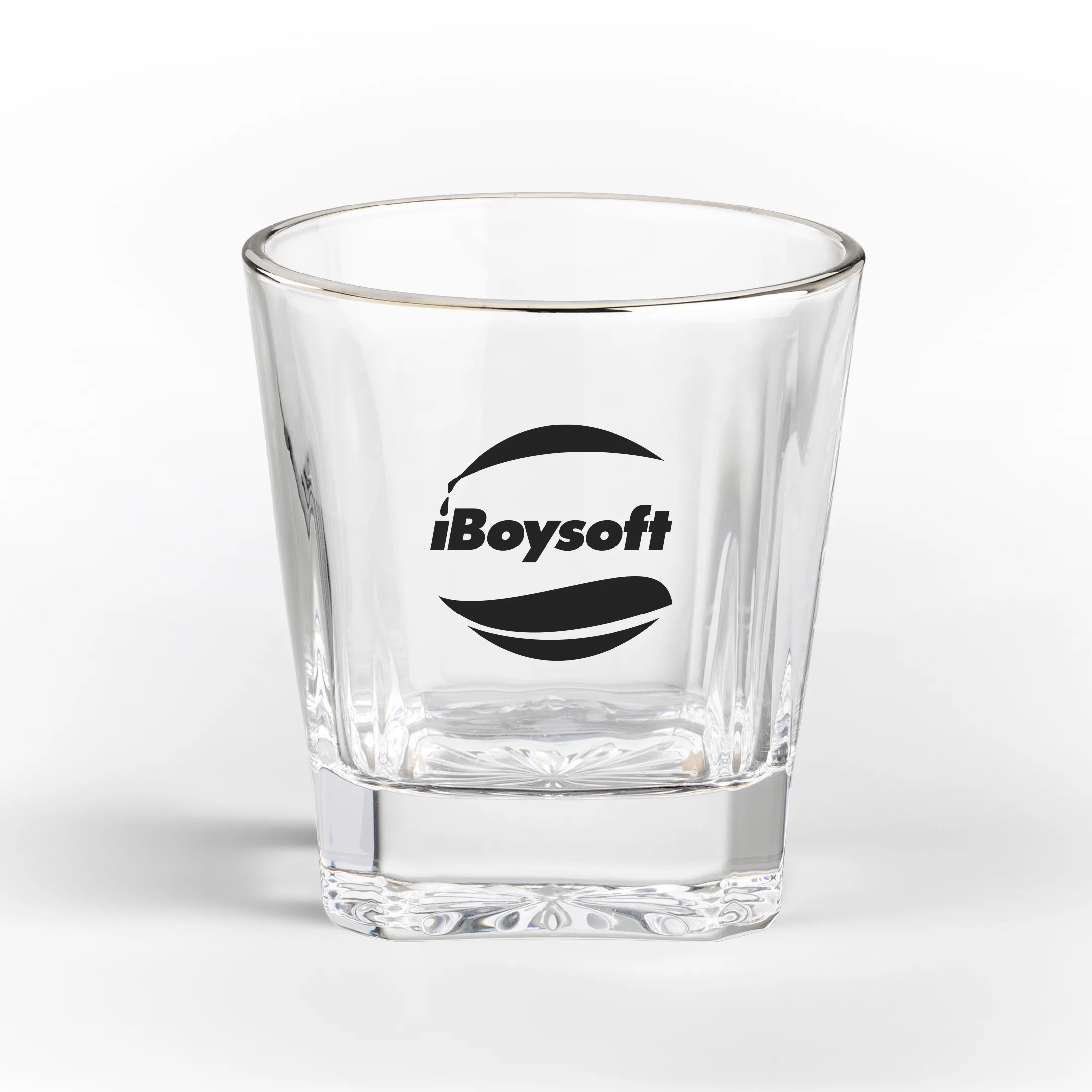 Glass Only, 1 Color, 1 Location Imprint, Silver, 10.5 oz