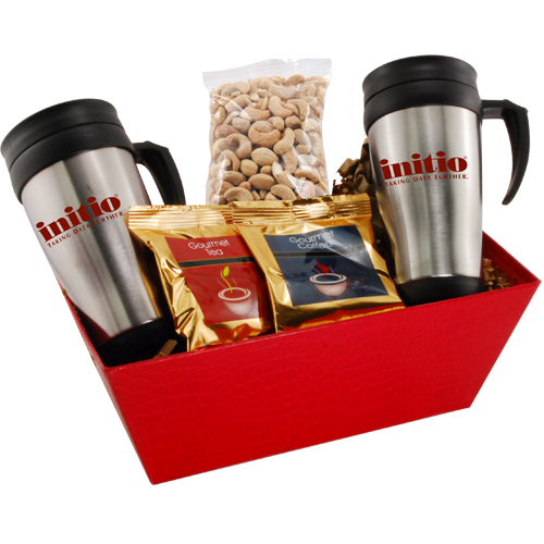 Tray w/Mugs and Cashews