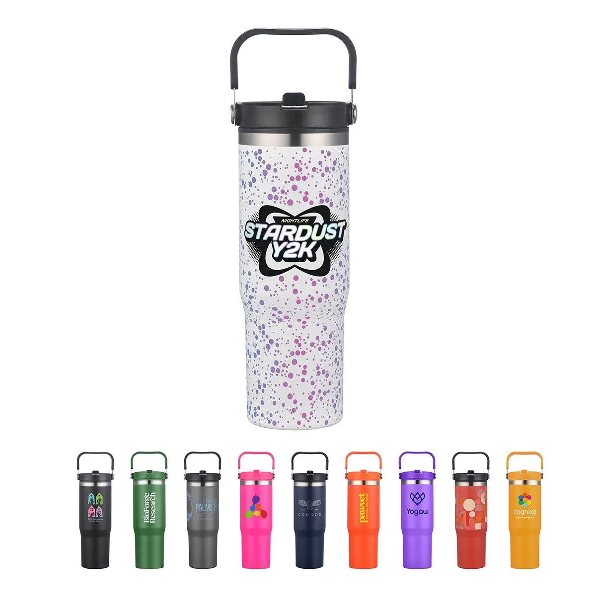 Oreno 30 oz Stainless Steel/Polypropylene Travel Tumbler view 4