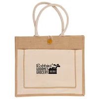Jute Tote Bag — 4 Color Process - Front