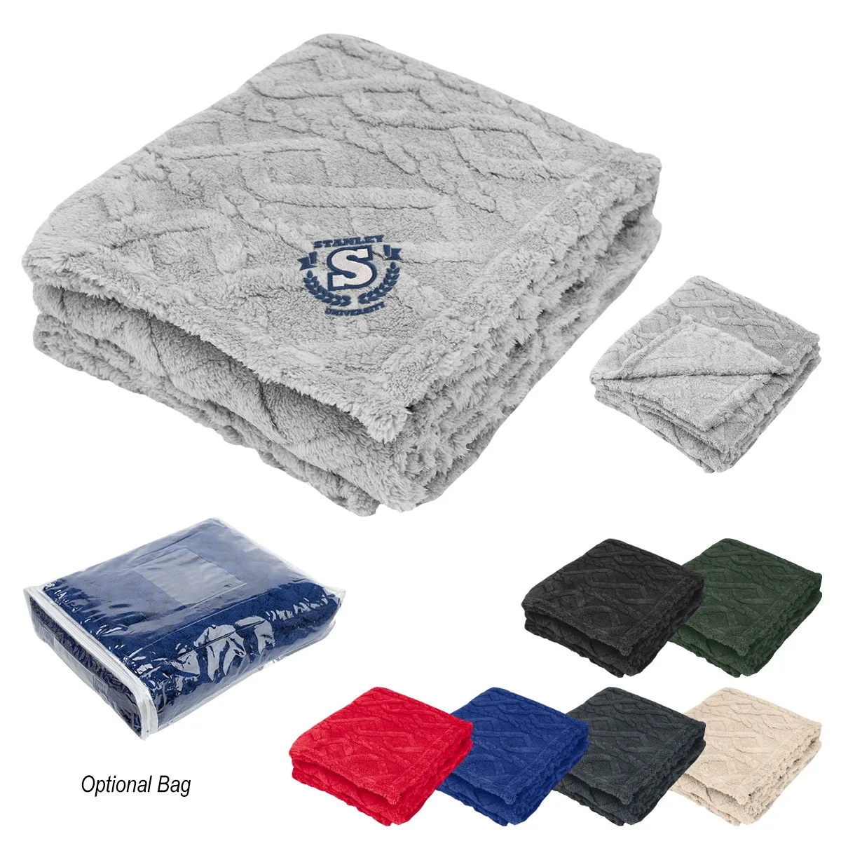 Alpine Rpet Sherpa Blanket view 2