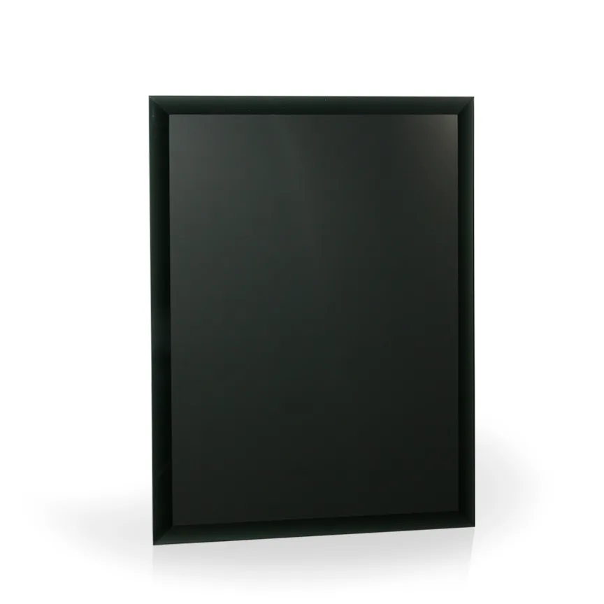 Cheval Black Glass Plaque, 9"x12" view 2
