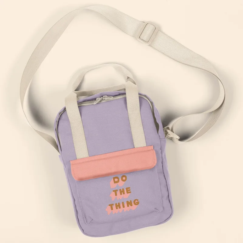 Mini Backpack Crossbody - DENIM
