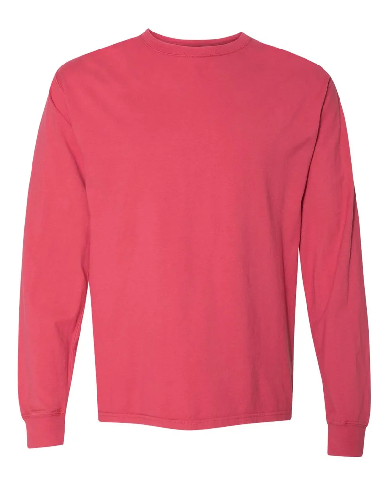 Hanes® Comfortwash™ Unisex Garment-Dyed Long Sleeve T-Shirt view 6