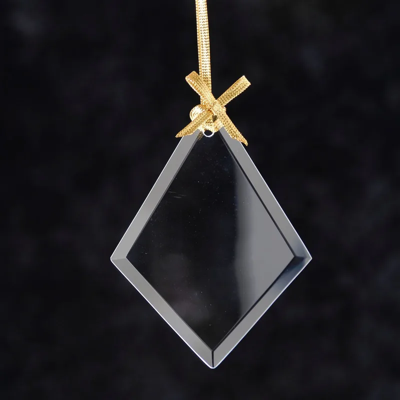 Diamond Jade Glass Ornament view 2