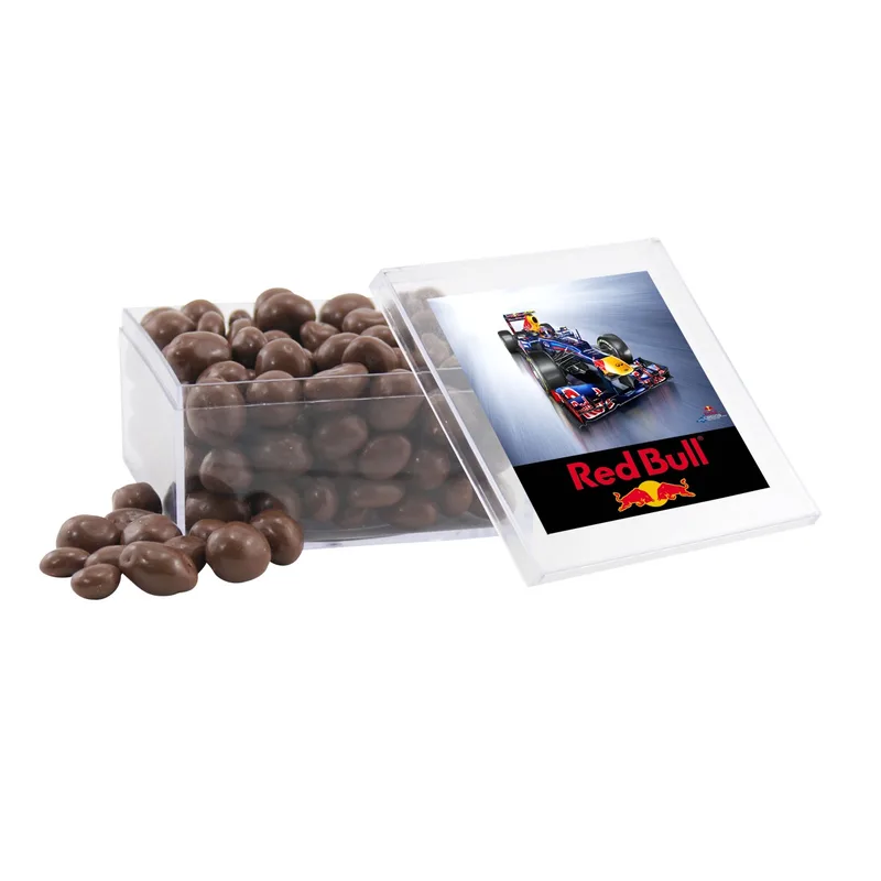 Acrylic Box w/Choc Covered Peanuts