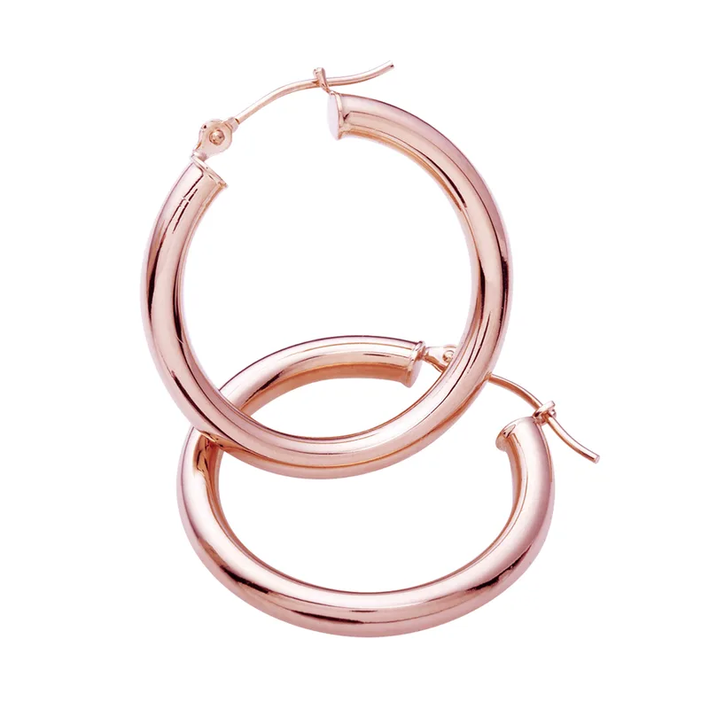 Jilco Inc Gold Hoop Earrings - 25mm