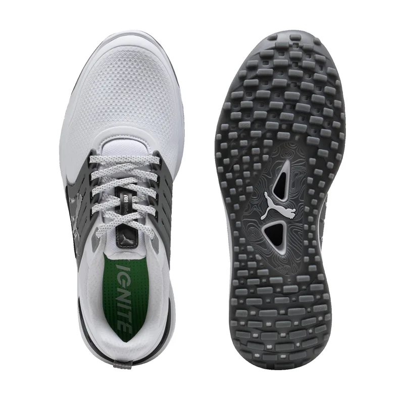 Puma IGNITE ELEVATE 2 Golf Shoes - Puma White/Slate Sky