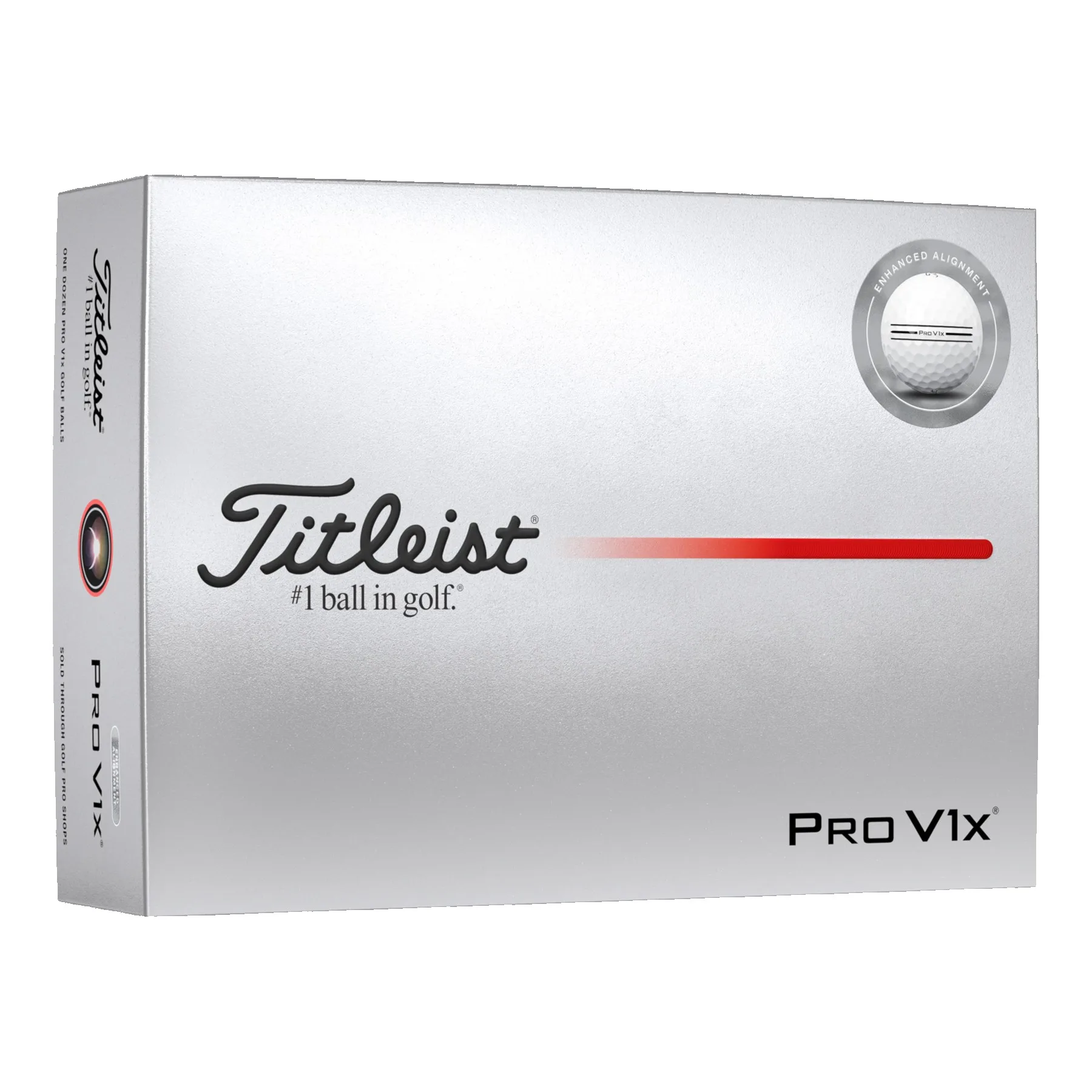Titleist Pro V1x AIM Enhanced Golf Balls - White