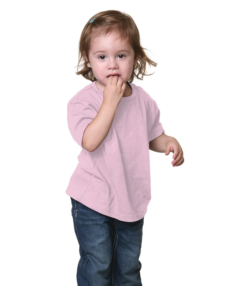 BAYSIDE Toddler USA Made Cotton T-Shirt view 3