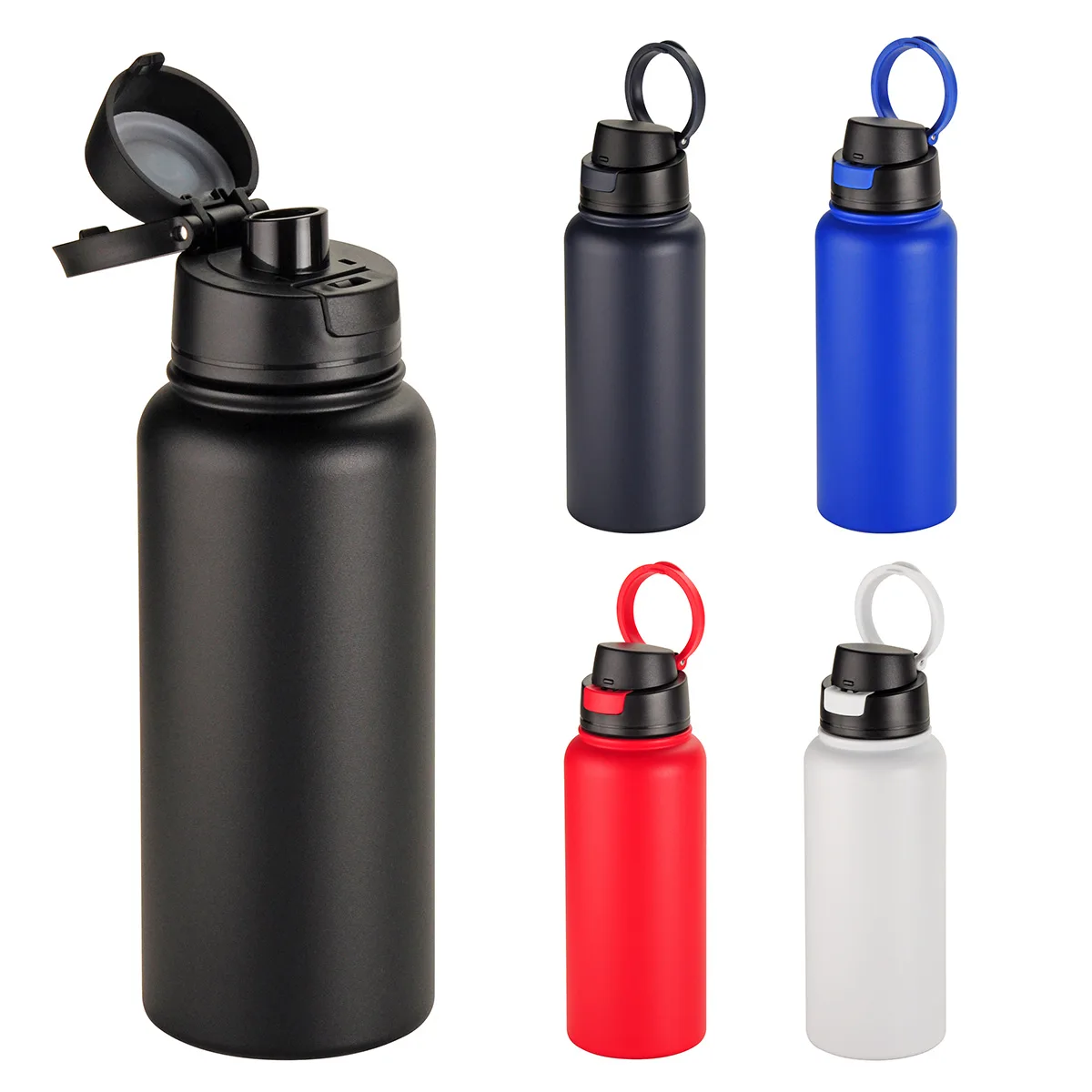 Cabrio 32 oz Recycled Stainless Steel Vacuum Insulated Bottle view 2