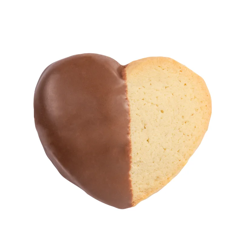 Chocolate Dipped Heart Cookie in Gift Box view 2