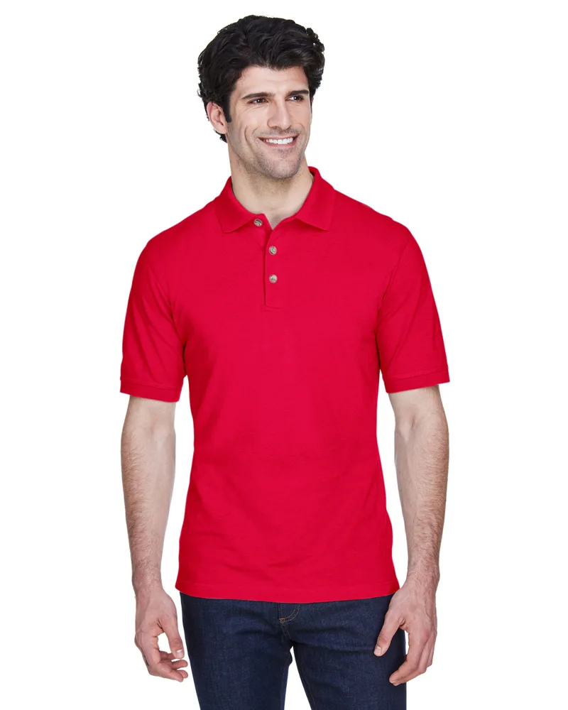 ULTRACLUB Men's Classic Piqué Polo view 4