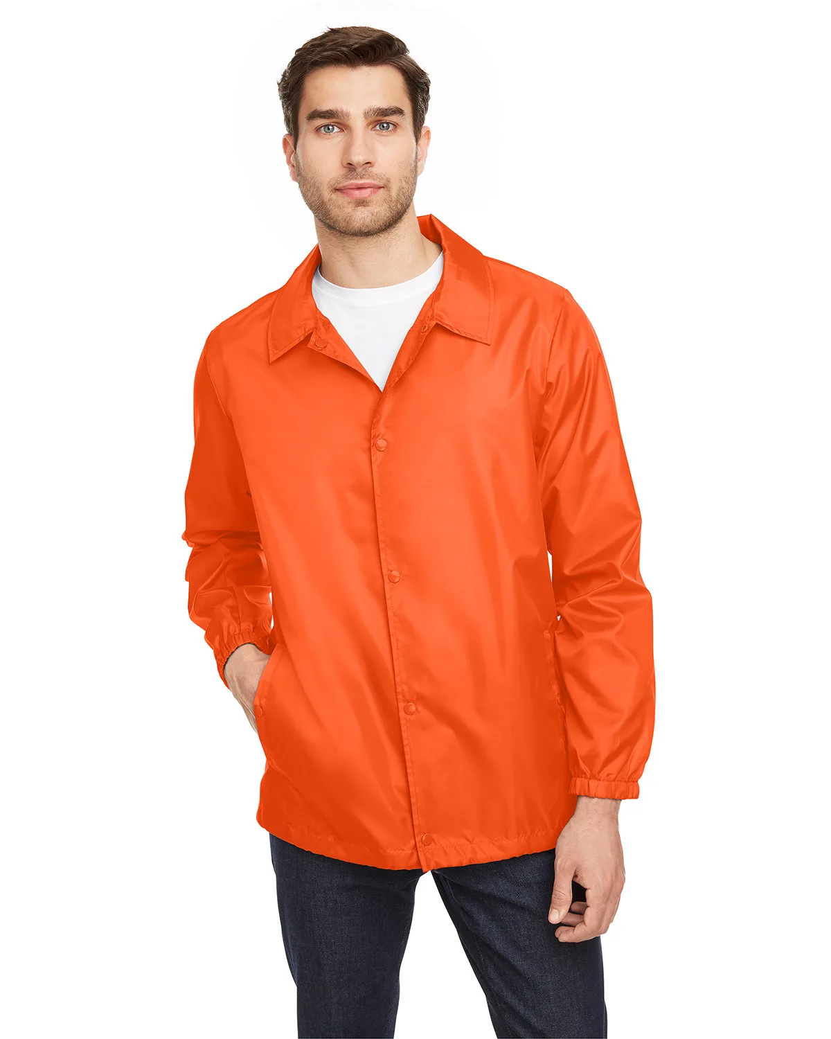 Team 365 Unisex Zone Protect Coaches Jacket view 7