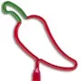 Jalapeno Pepper Multi-Color Inkbend Standard, Bent Pen view 2