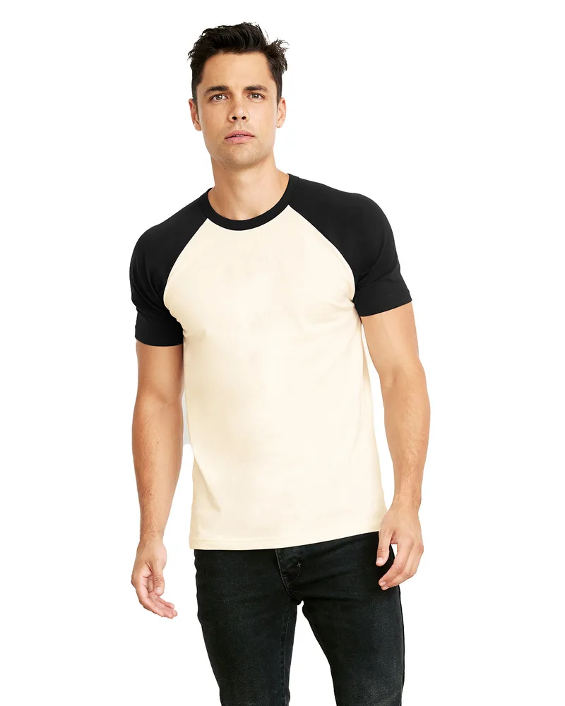 NEXT LEVEL APPAREL Unisex Raglan Short-Sleeve T-Shirt view 3