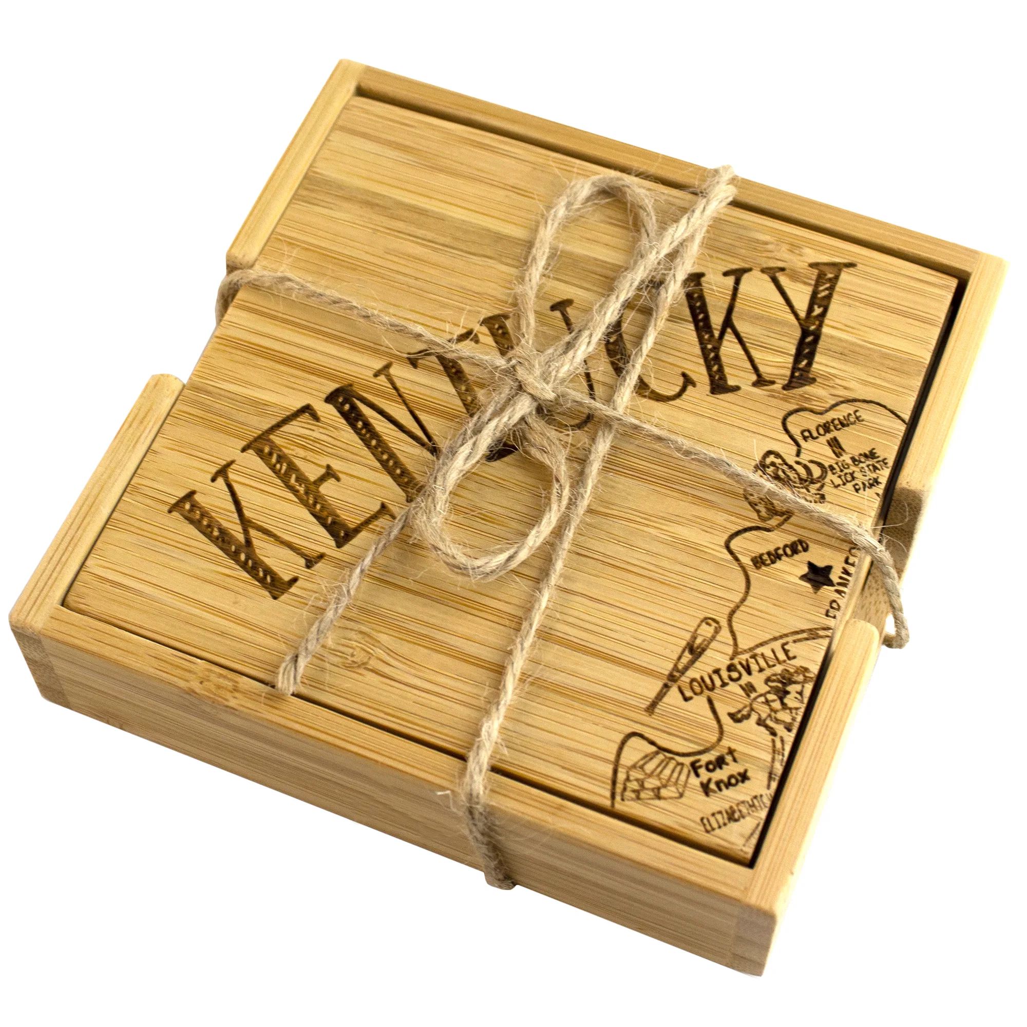 Kentucky Puzzle Coaster Set view 2