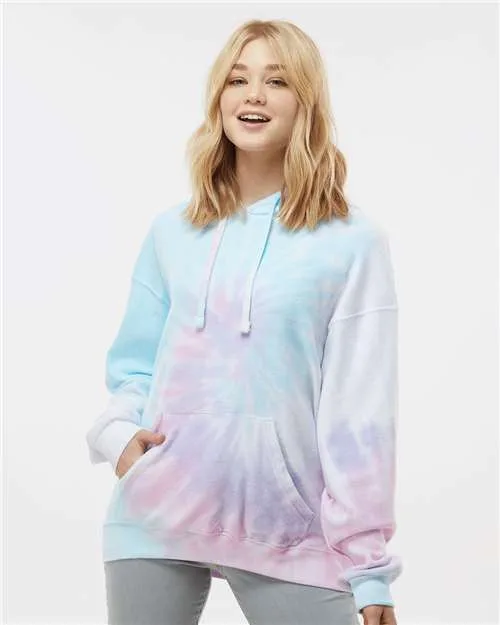 Colortone Tie-Dyed Cloud Fleece Hooded SweatShirt