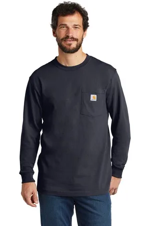 Carhartt ® Workwear Pocket Long Sleeve T-Shirt. view 4