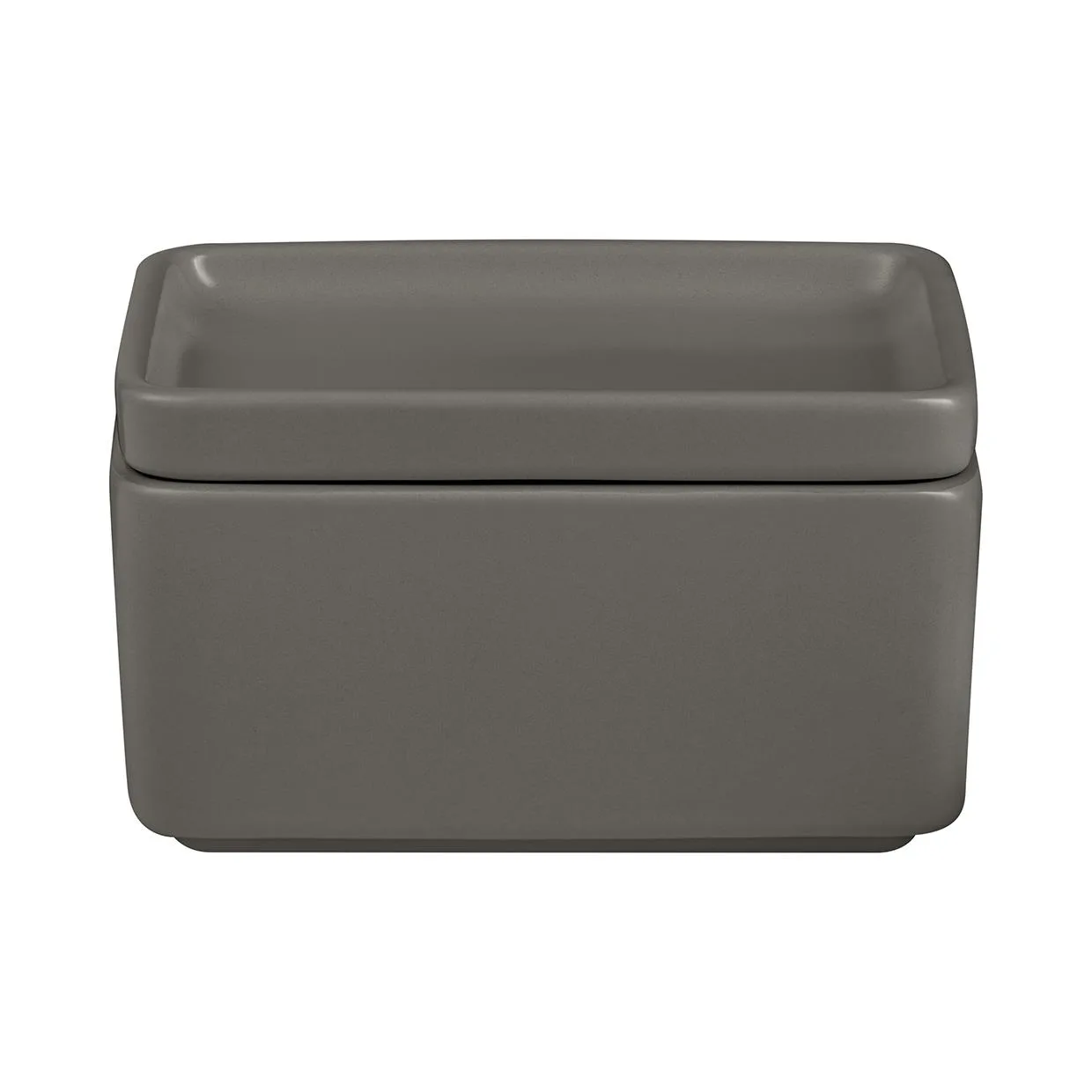 Blomus Pilar Butter Dish / Condiment Or Snack Server - Pewter