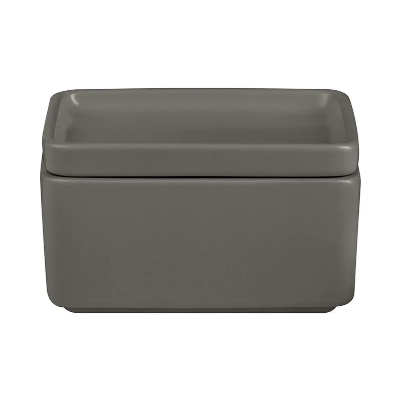Blomus Pilar Butter Dish / Condiment Or Snack Server - Pewter
