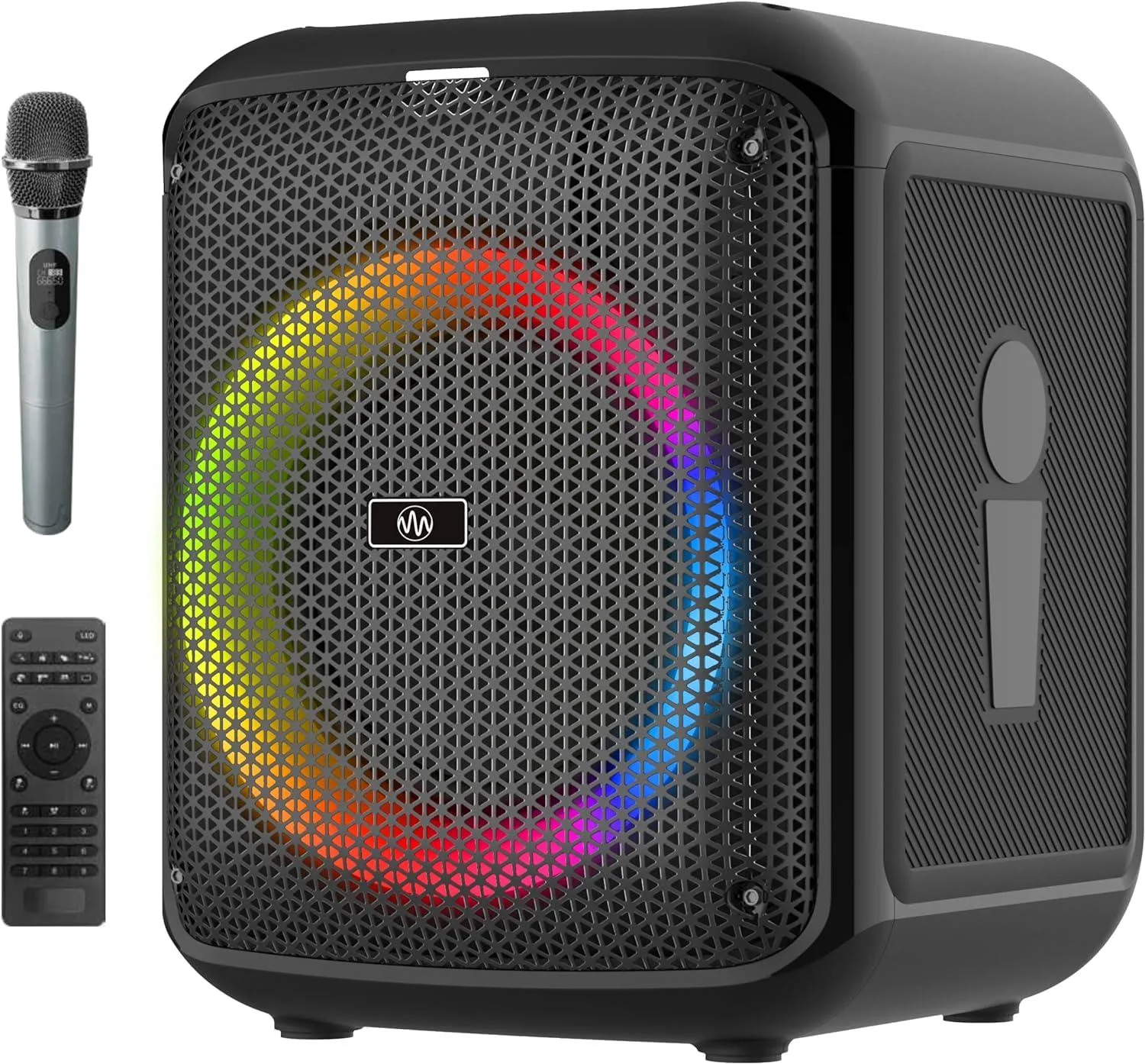 Gemini 6.5" Portable Bluetooth Boombox w/Led Party Lighting