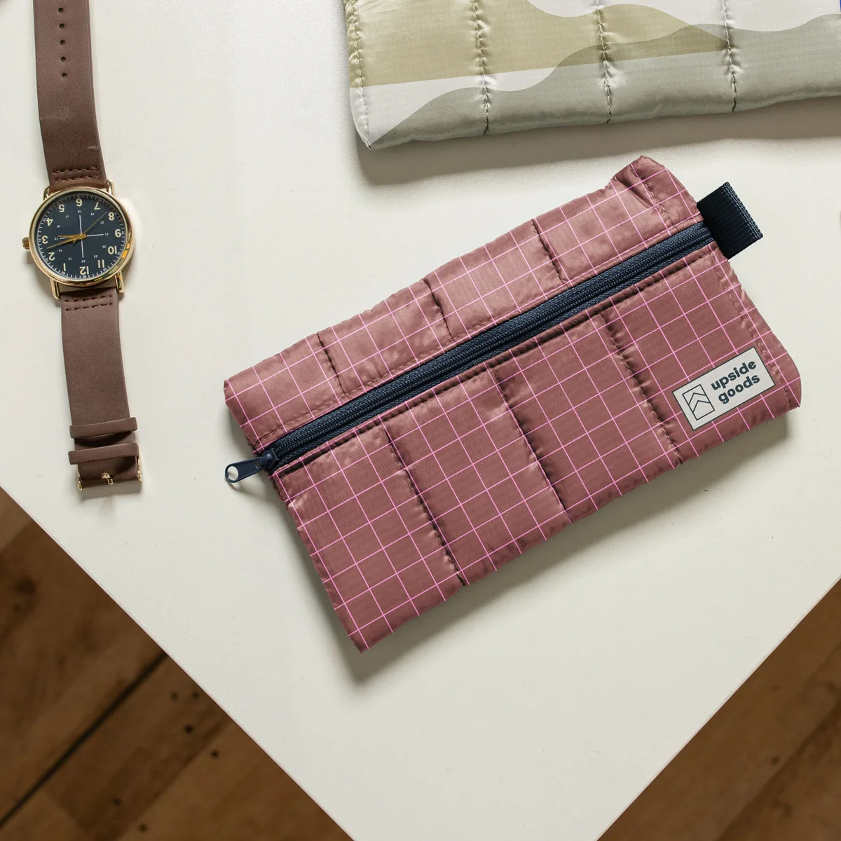 Small Zip Front Pouch (Puff Puff) view 2