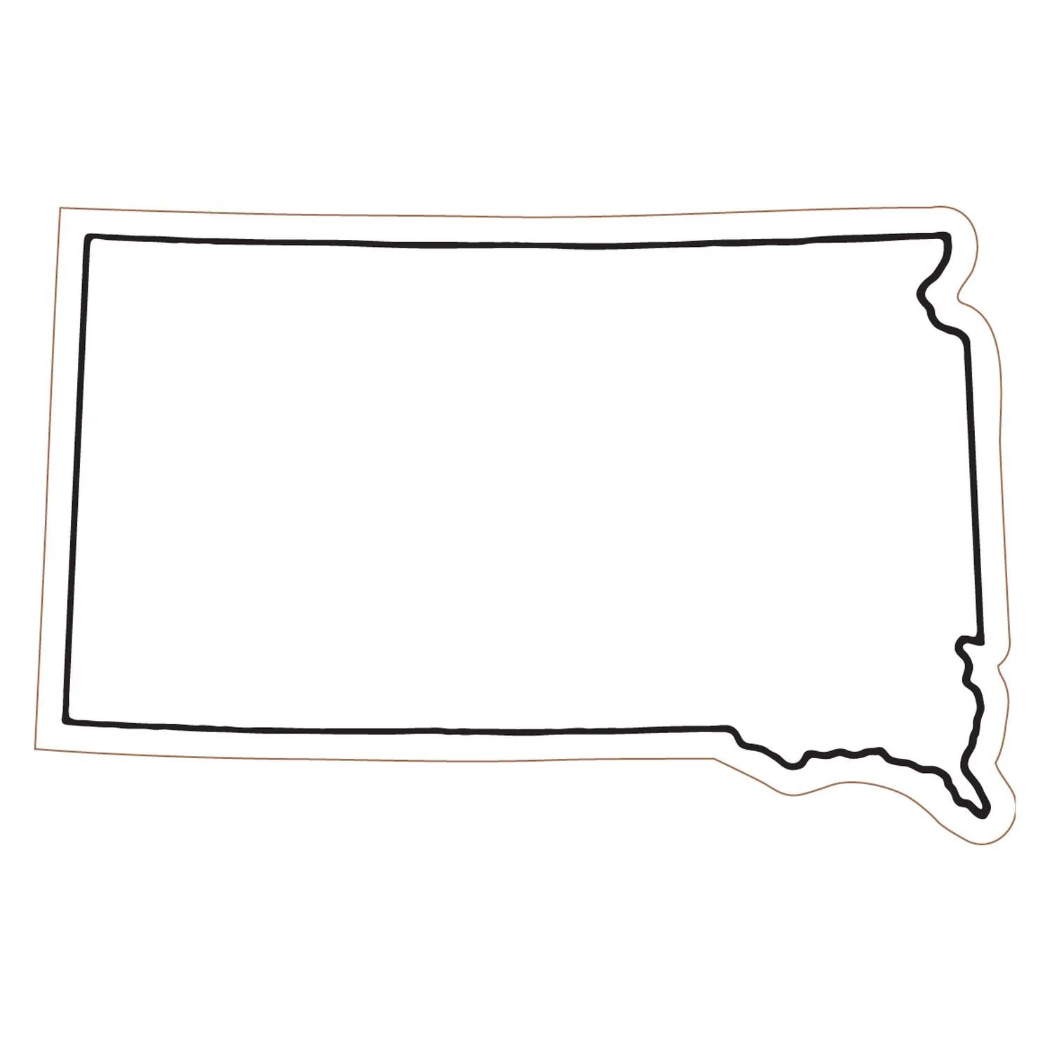 South Dakota State Magnet view 2