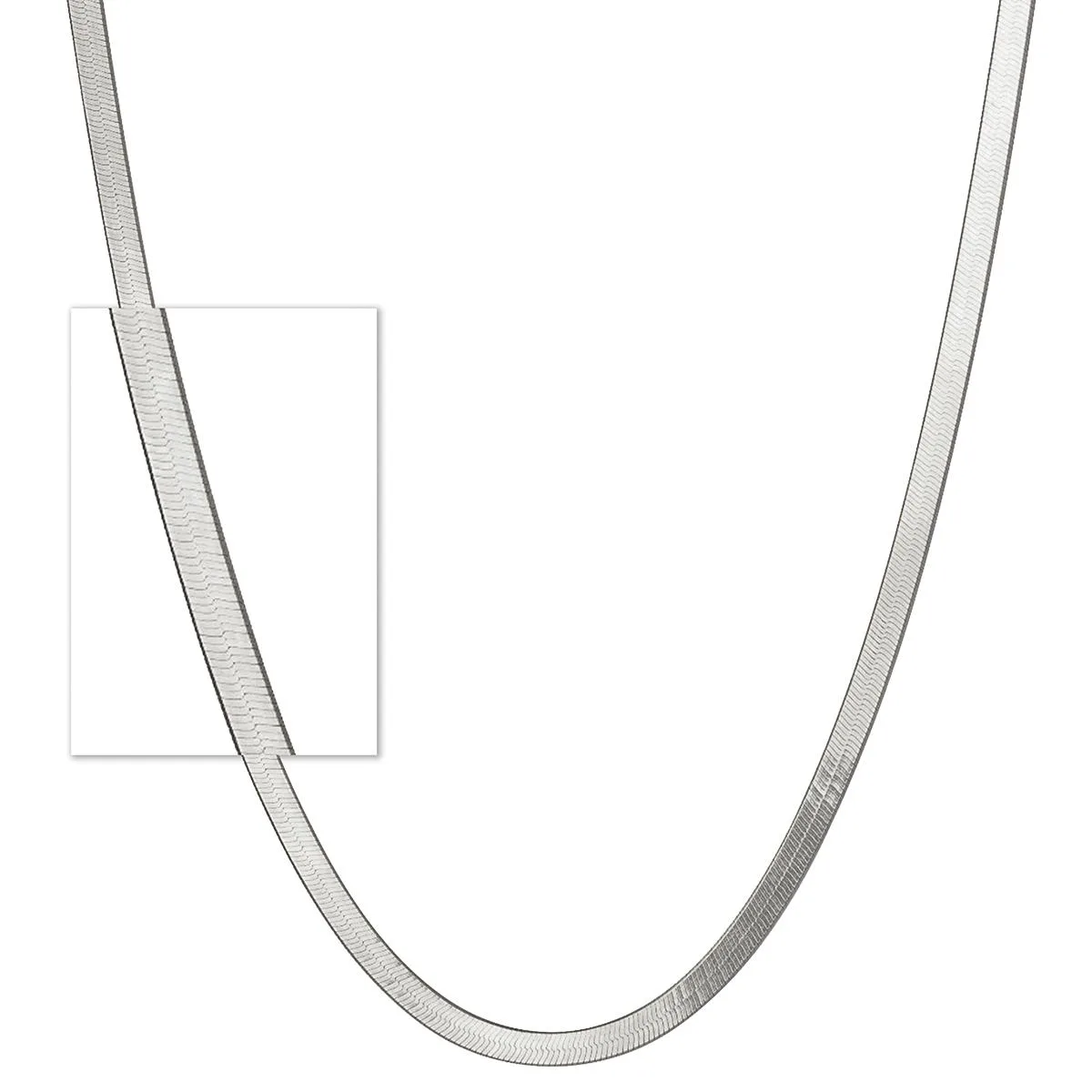 Jilco Inc Herringbone Chain Necklace - 18"