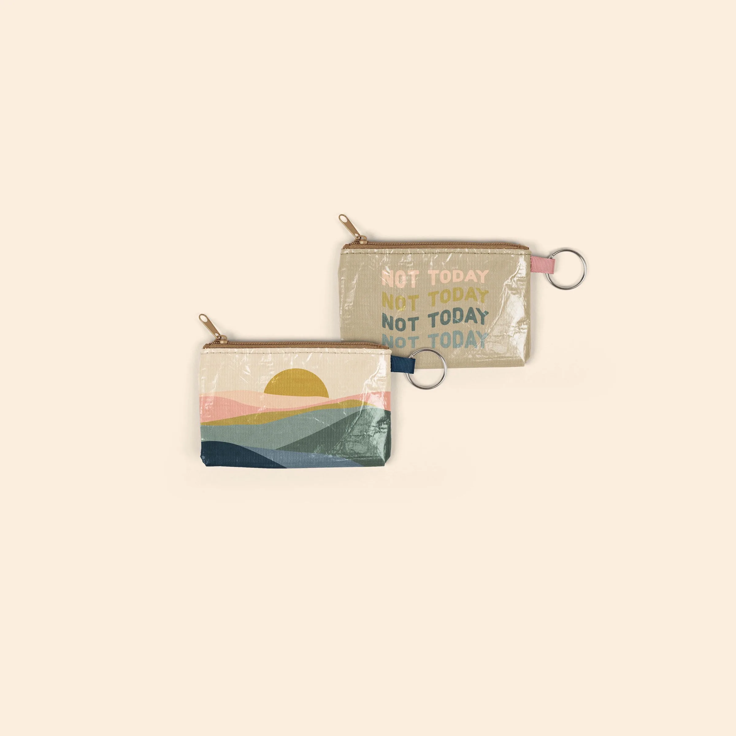 Penny Key Ring - Laminated Non-Woven Rpet view 6