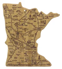 Destination Minnesota Cutting & Serving Board — Laser Engraved up to 2 Square Inches (1 side/1 location)