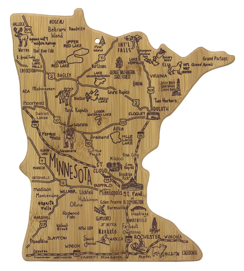 Destination Minnesota Cutting & Serving Board