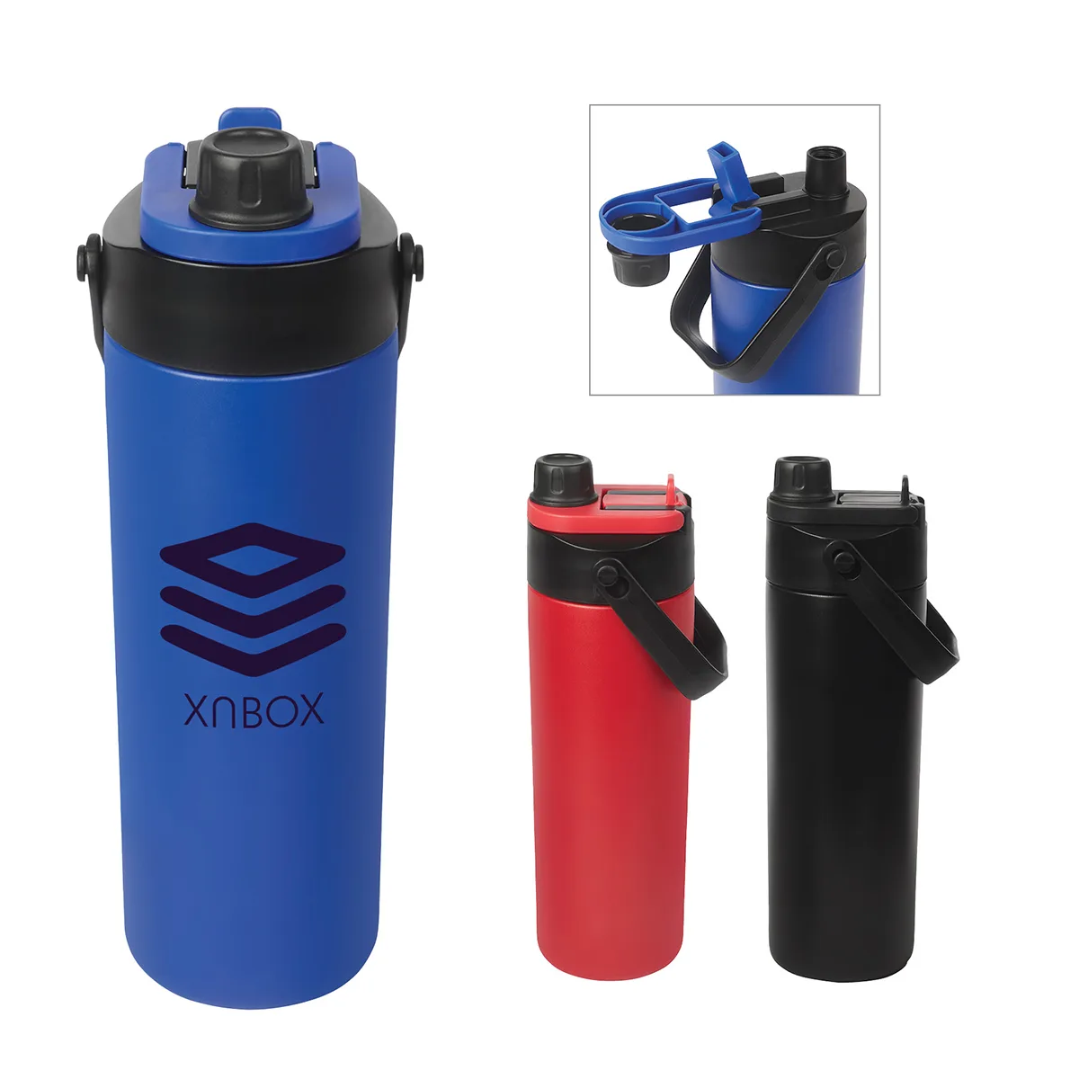 Calverton 22 oz. Double Wall Recycled Stainless Steel Water Bottle