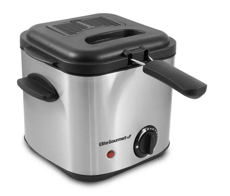Elite 1.5Qt Deep Fryer Stainless Steel