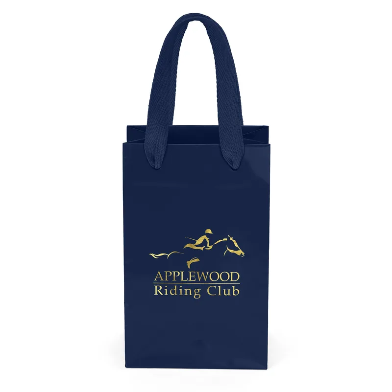 Gem™ - Gloss Eurotote - Foil Print (5 1/4" x 3 1/4" x 8 1/4")