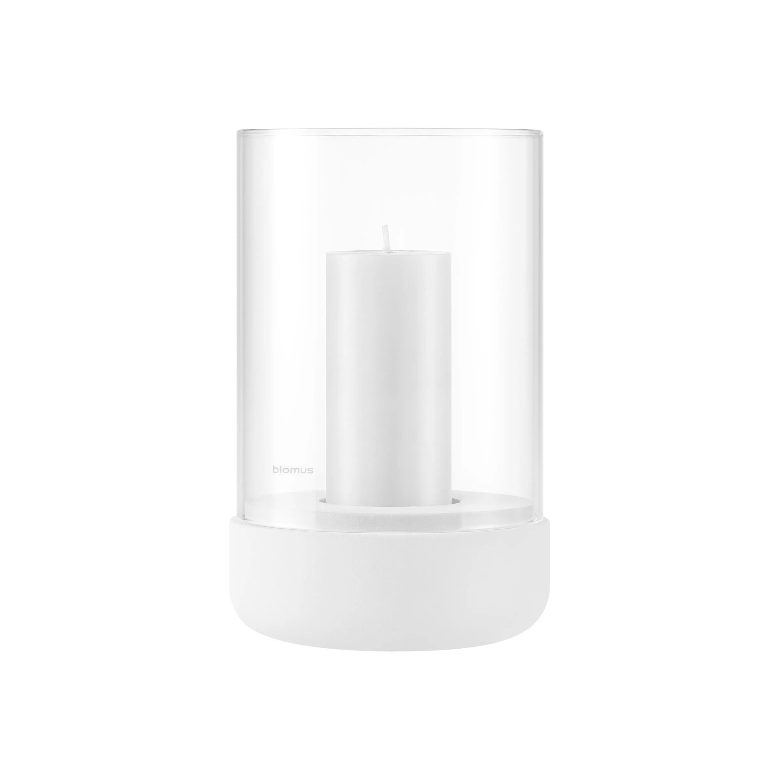 Blomus Calma Hurricane Lily White Lamp - Medium