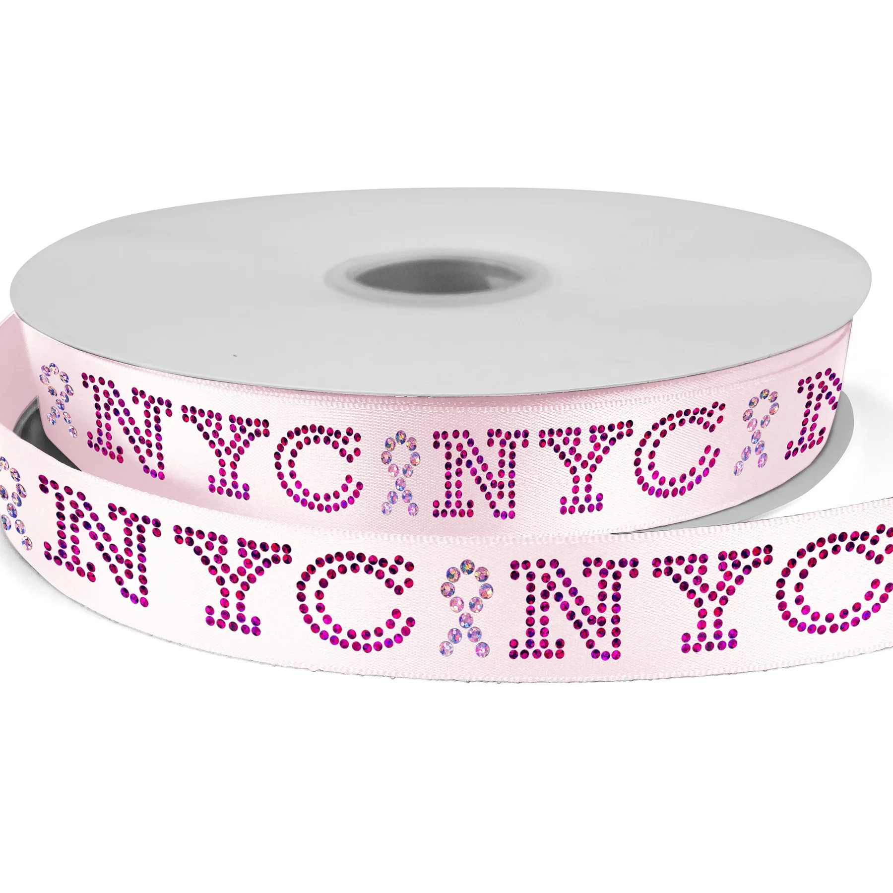 7/8" Bridal Satin Ribbon - 100yd Roll - Sparkle