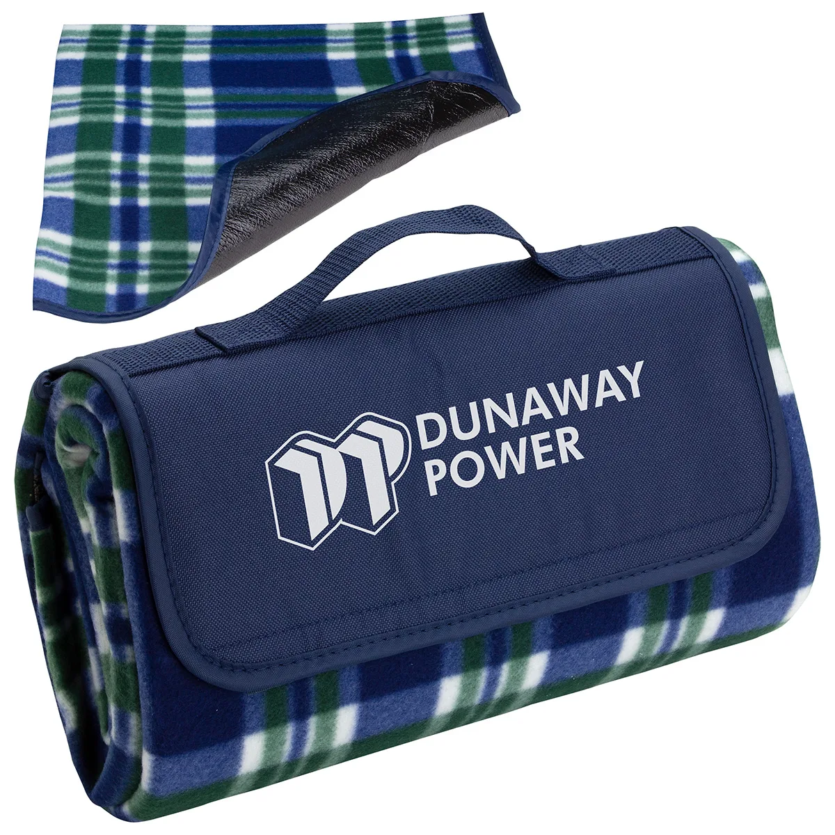 Plaid Barrel Fleece Picnic Blanket view 7