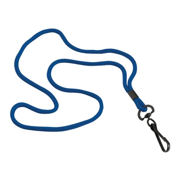 1/8" Polyester Cord Lanyard with Swivel Snap Hook view 3