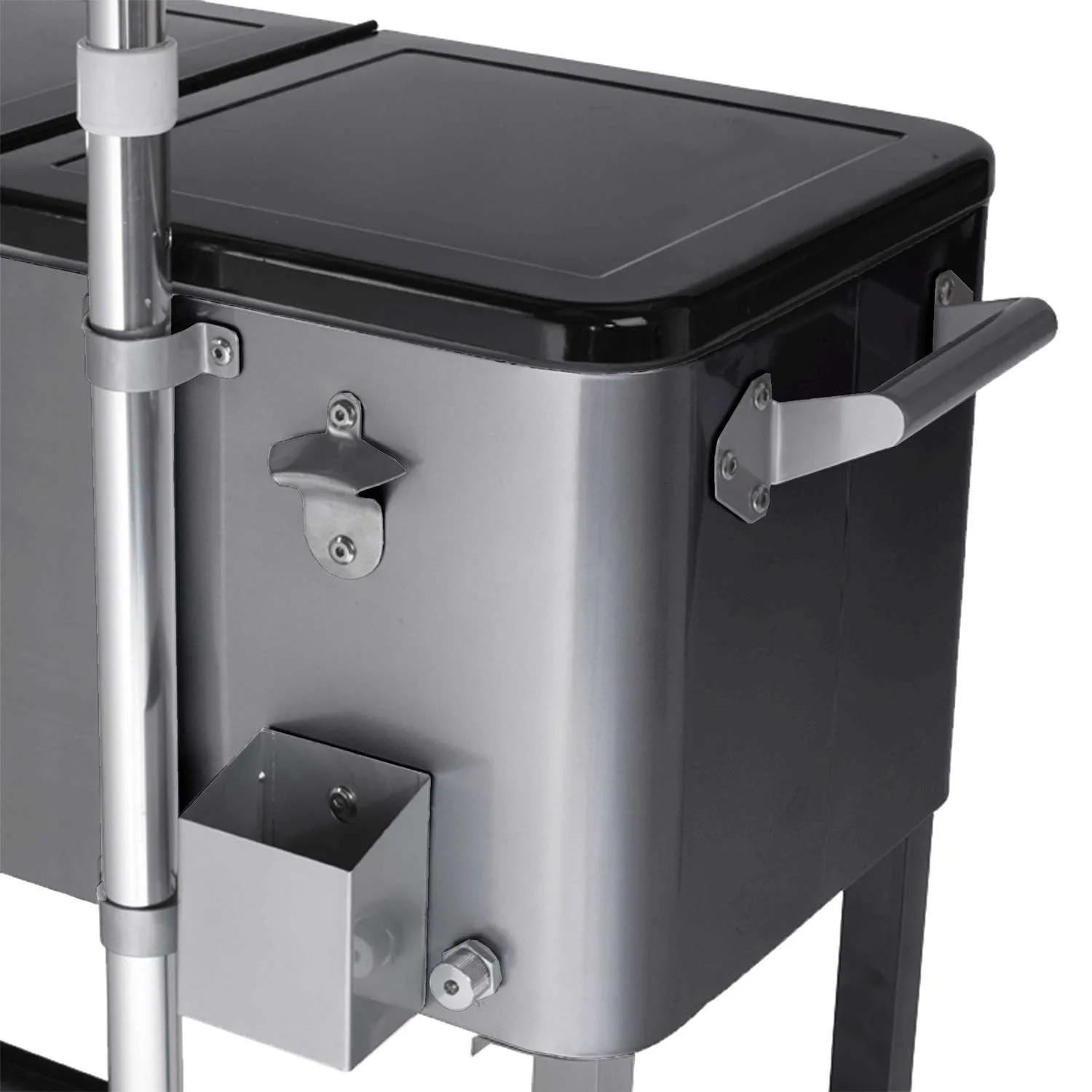 Rolling Cooler Vending Cart, Front Imprint view 7