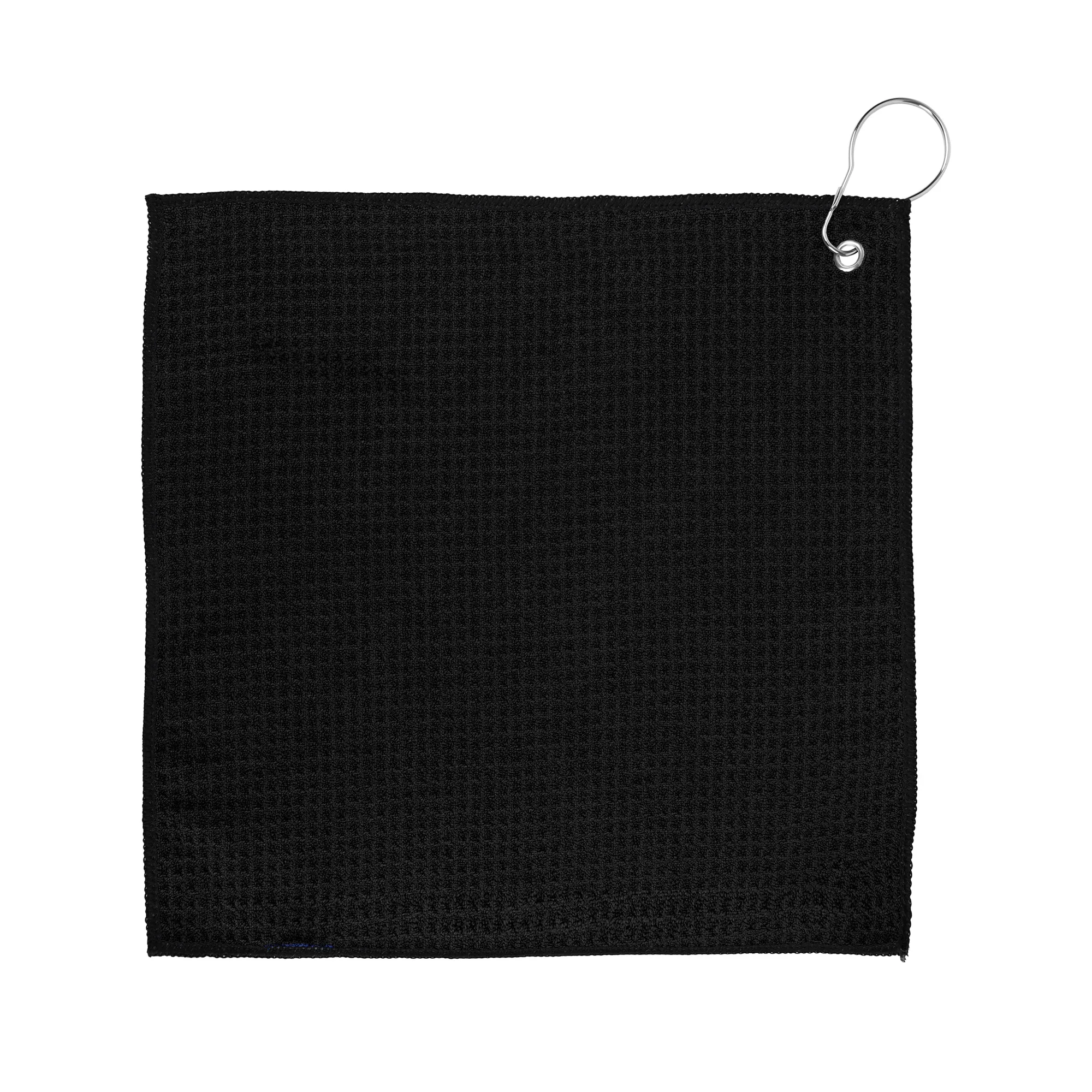 EcoWaffle 12" x 12" rPET Golf Towel view 2