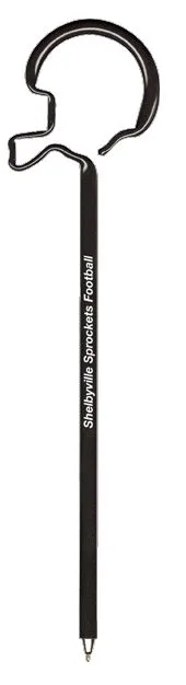 Football Helmet Inkbend Standard, Bent Pen