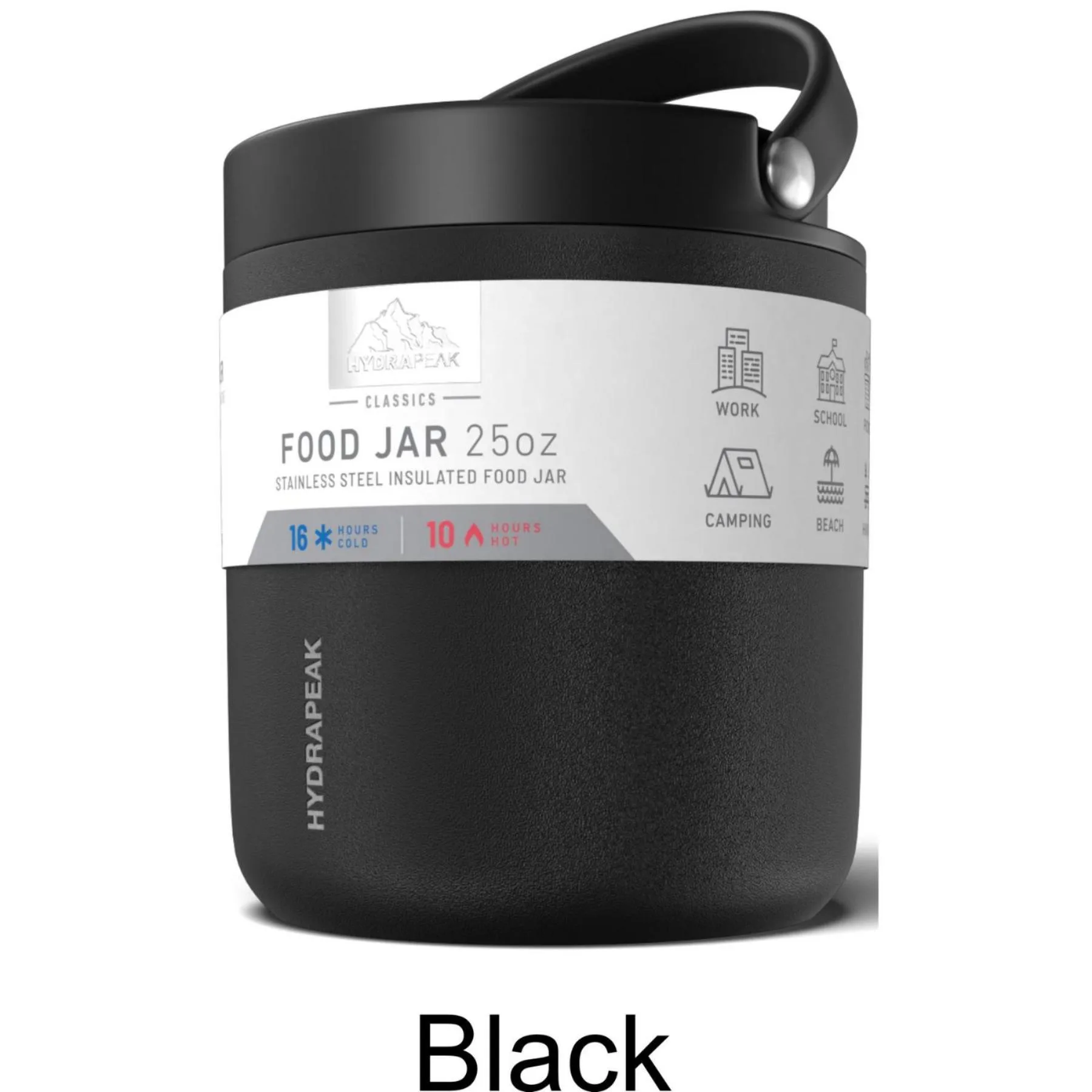25 oz Hydrapeak® Stainless Steel Insulated Thermos Food Jar view 2