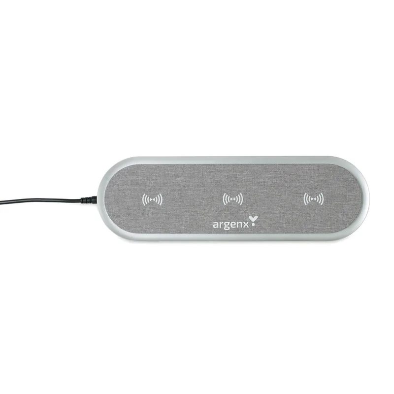 Quinn 5-in-1 Wireless Charging Station - Medium Grey Heather