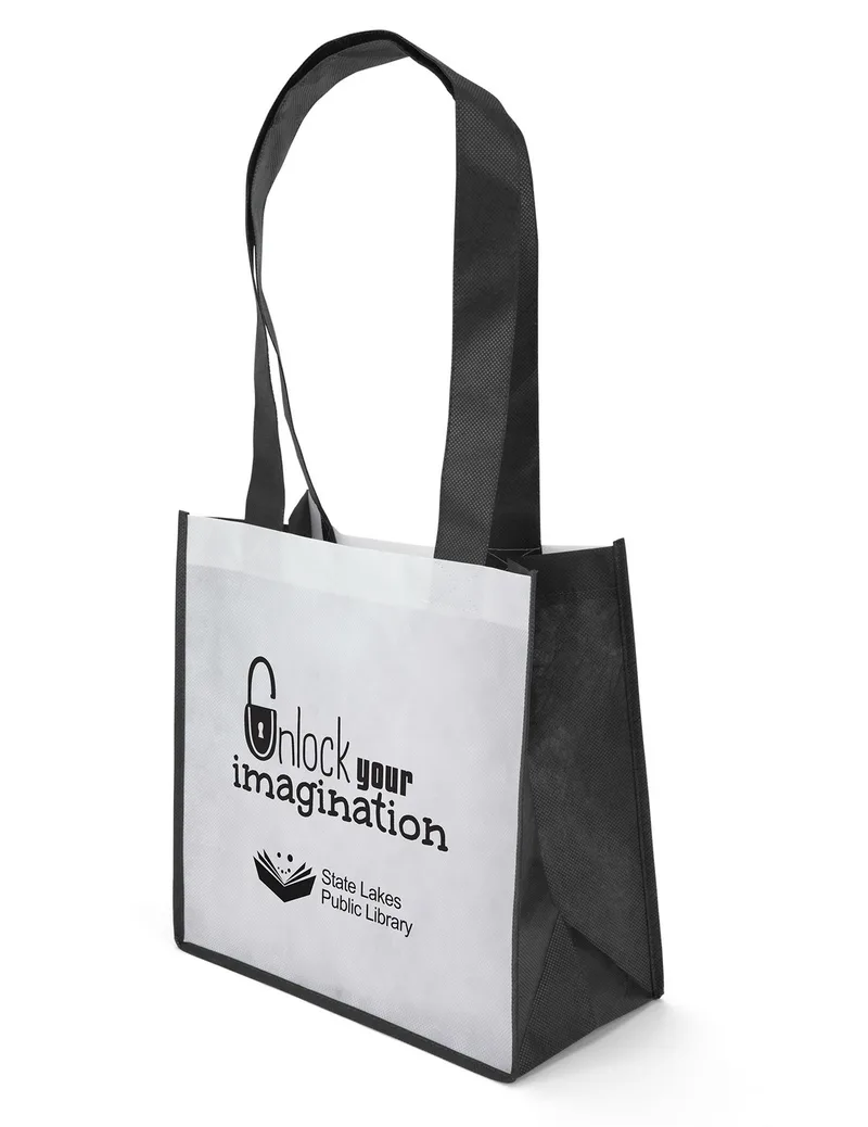Monet - PET Non-Woven Tote - Screen Print (12" x 6" x 12")