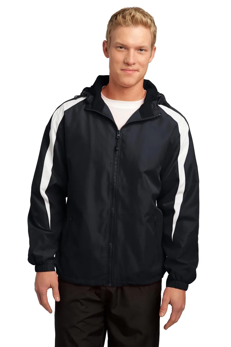 Sport-Tek® Fleece-Lined Colorblock Jacket.