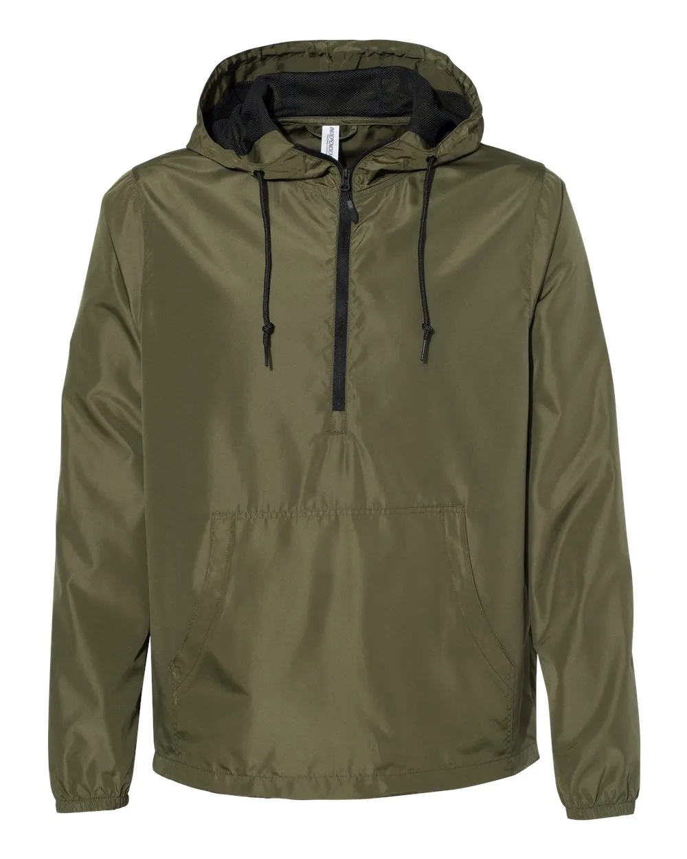 Independent Trading Co.® Unisex Lightweight Quarter-Zip Windbreaker Pullover Jacket view 4